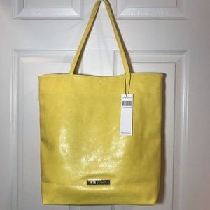 BCBG Generation yellow tote bag